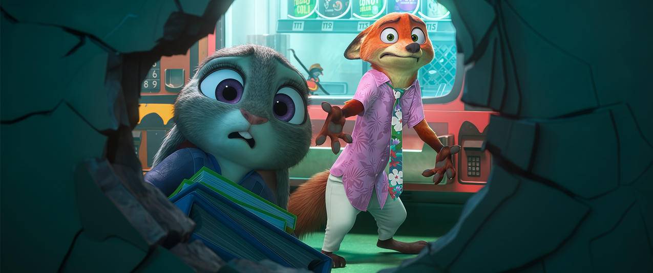 《疯狂动物城2》兔子朱迪 动物城3440x1440带鱼屏壁纸免费