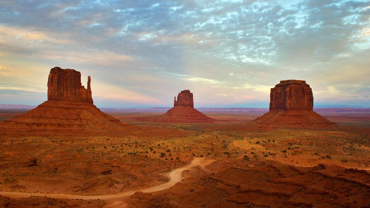 犹他州和亚利桑那州纪念碑谷风景4k壁纸