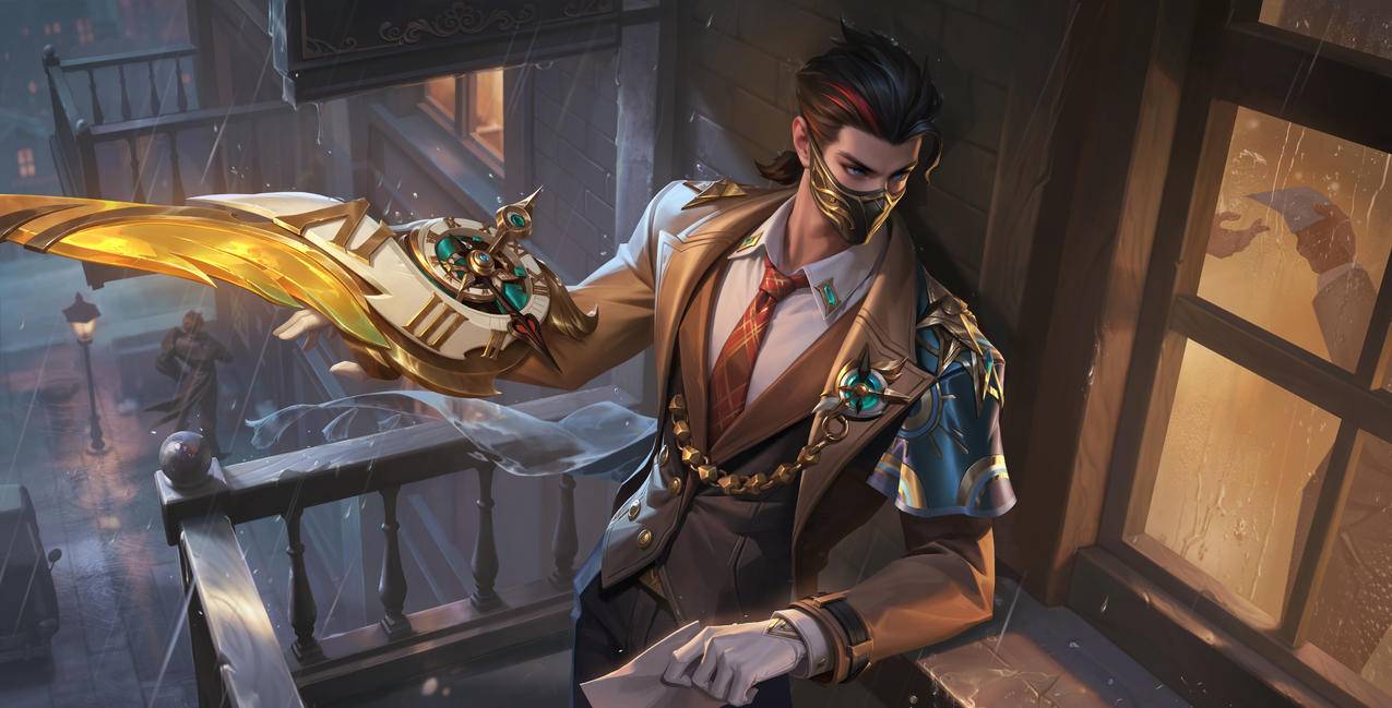 王者荣耀 兰陵王 雾影缉谜 8K游戏壁纸