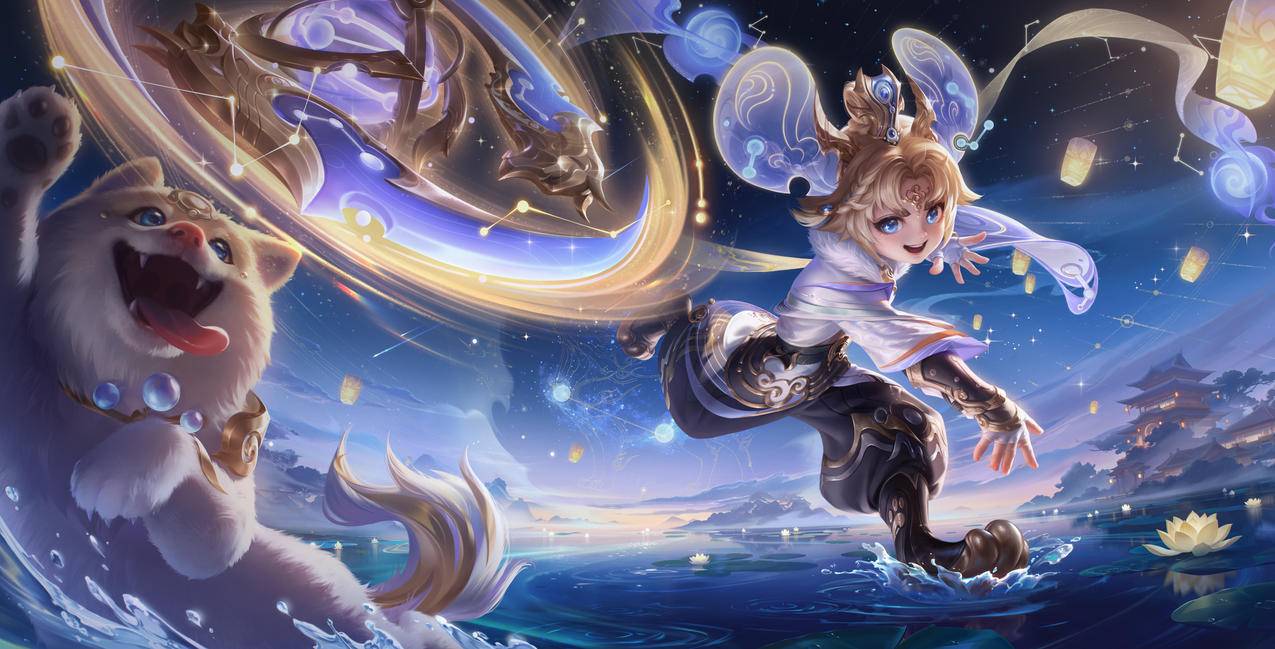 王者荣耀 李元芳星君 娄金 高清无水印 4K游戏壁纸