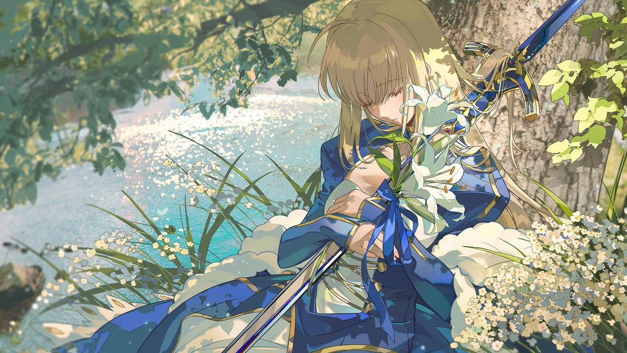阿尔托莉雅saber Fate 4K高清壁纸 3840x2160
