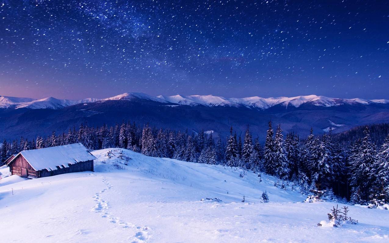 风景冰天雪地雪景雪地高清壁纸