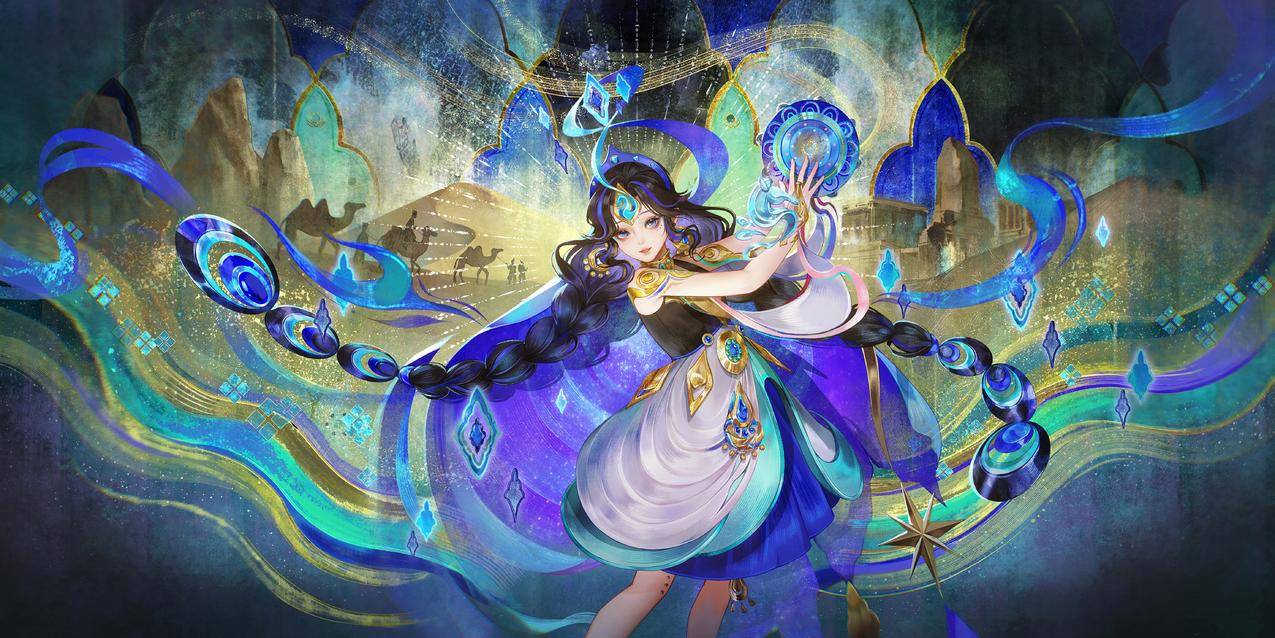 王者荣耀 朵莉亚马年限定美宣图 6K游戏壁纸