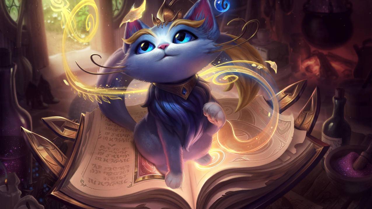 英雄联盟lol 魔法猫咪原画悠米4k游戏高清壁纸 图片编号 壁纸网