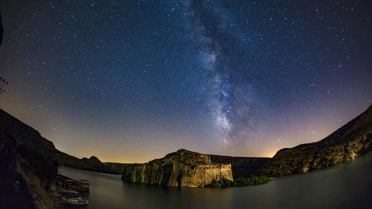 星空银河系风景4k壁纸