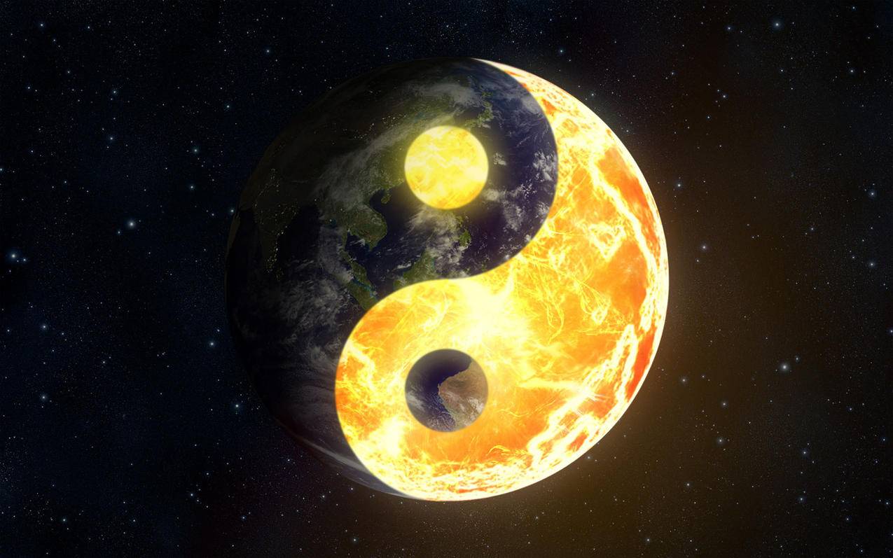 炫酷特效视觉艺术设计太极高清壁纸