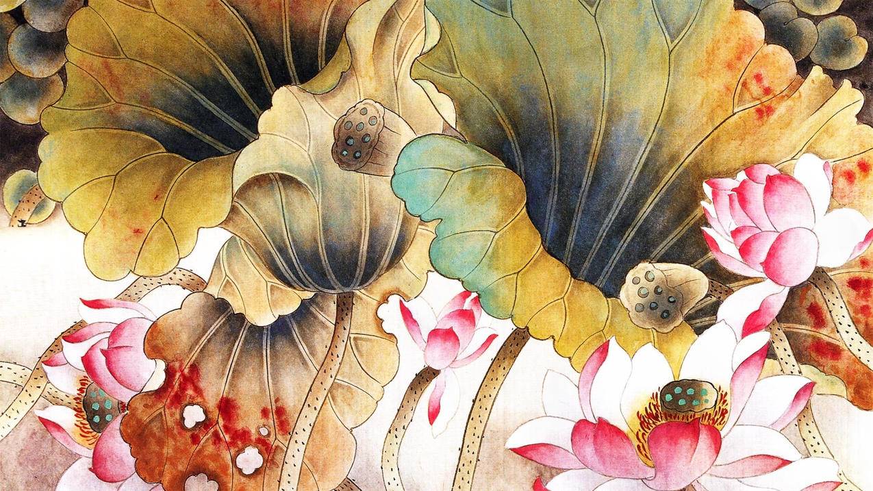 炫酷炫彩中国风国画高清壁纸