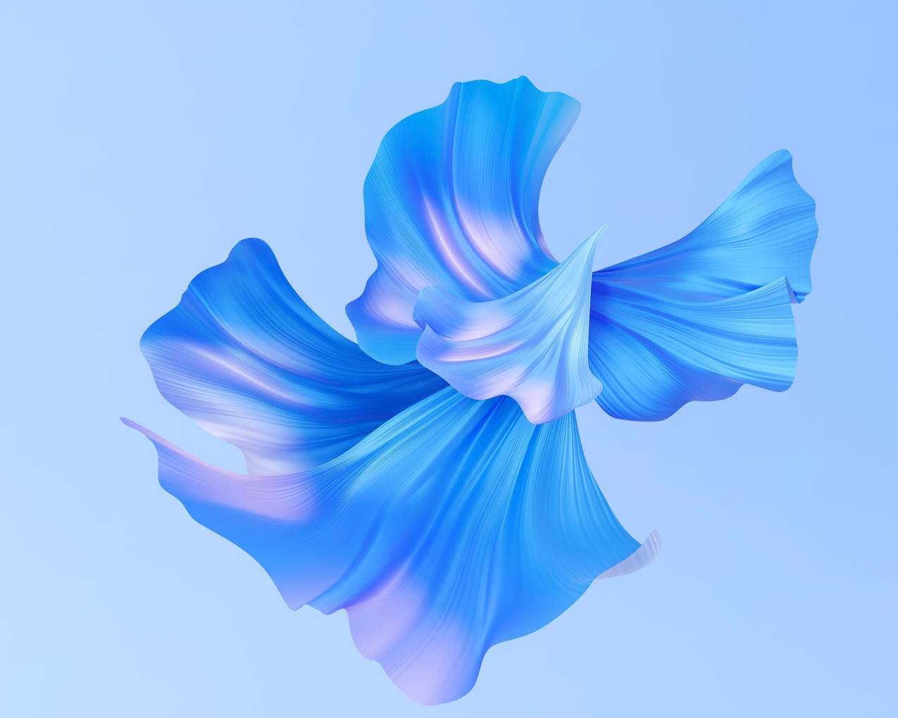 3d 蓝色花瓣 华为MatePad Pro11 内置高清壁纸3200x2560