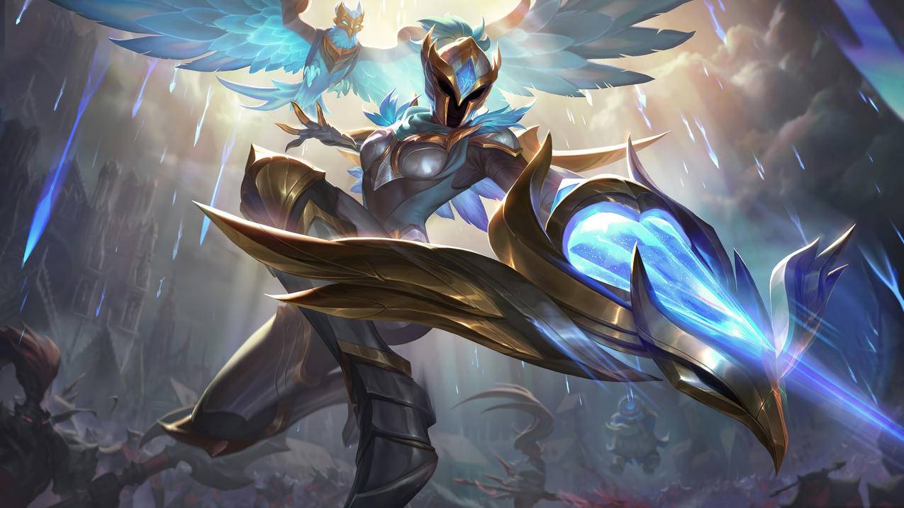 光明骑士 奎因 英雄联盟LOL 5K超清电脑壁纸