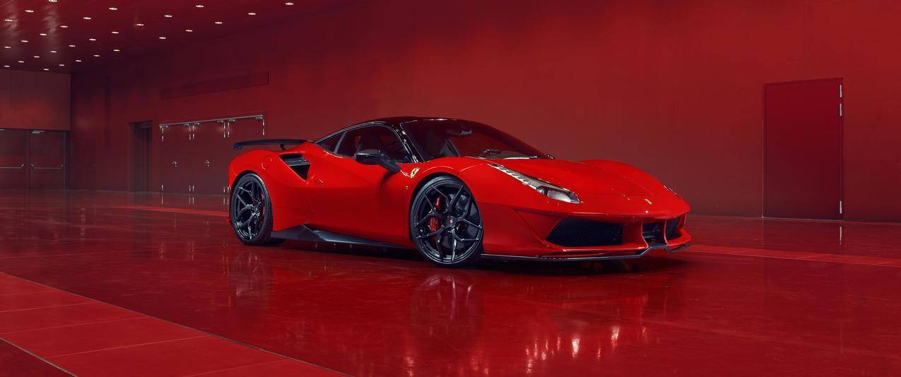 ferrari488gtb带鱼屏壁纸