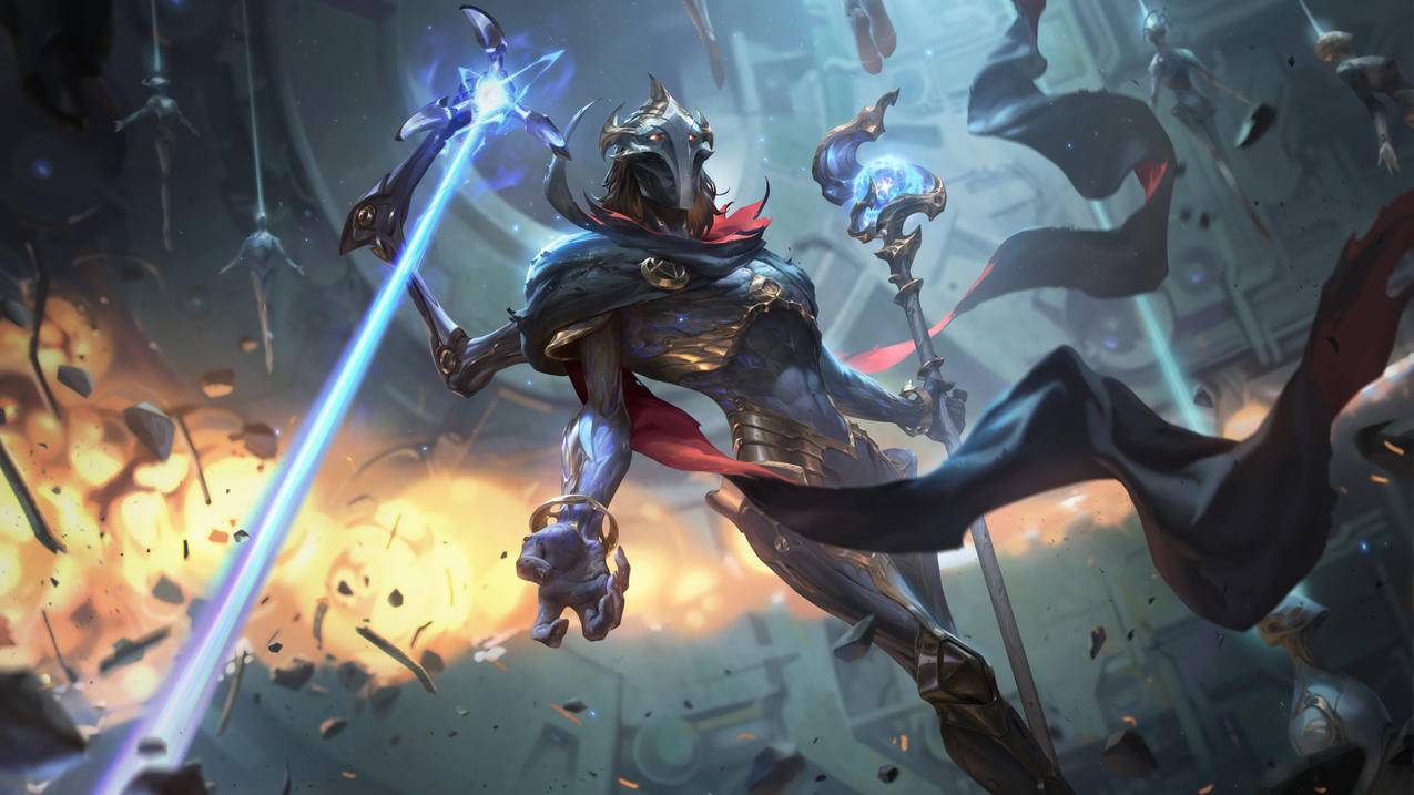 LOL英雄联盟 奥术先驱 维克托 8K游戏壁纸7680x4320