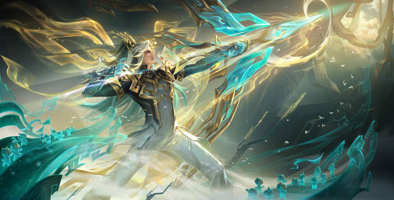 王者荣耀 后羿 神树通天 高清无水印 4K壁纸