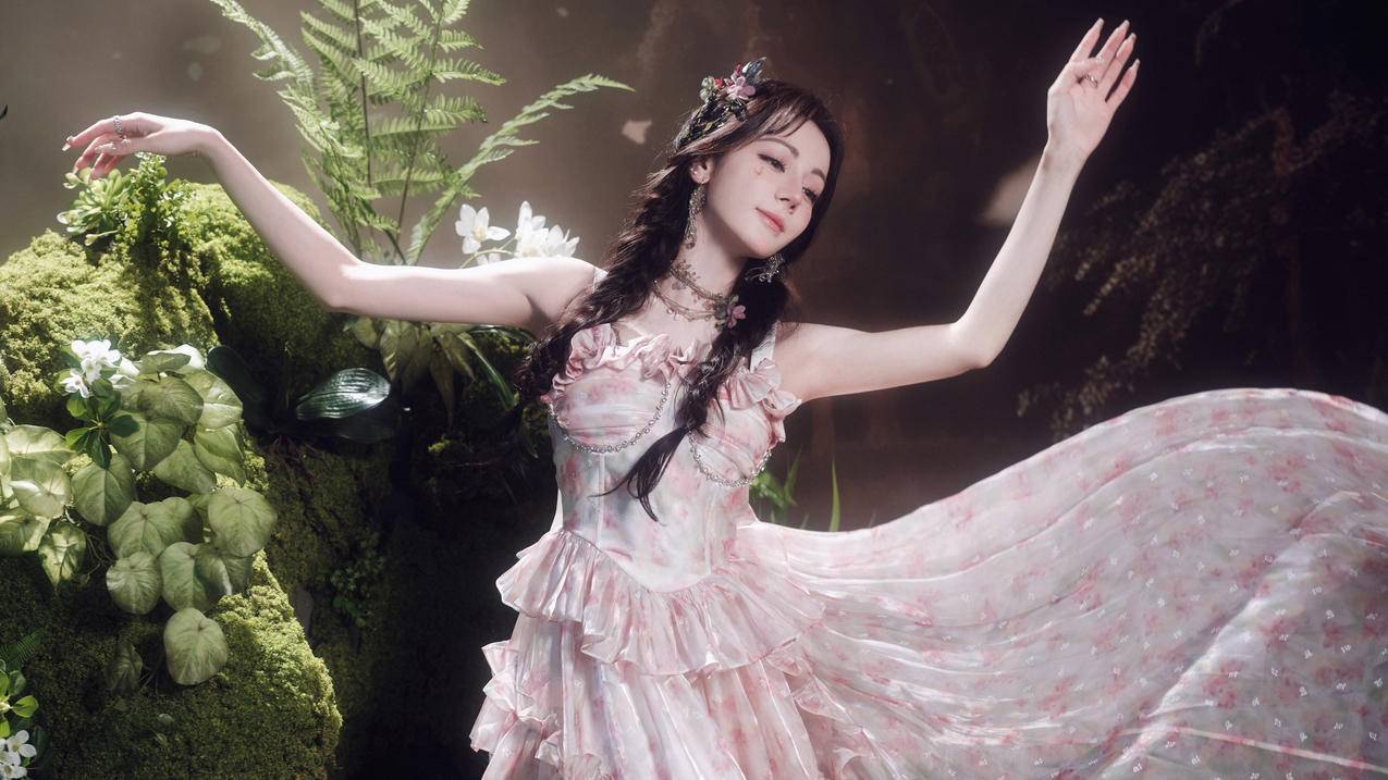 迪丽热巴 花间精灵 5K壁纸 3840x2160