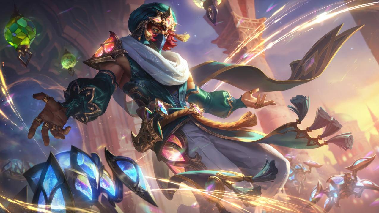 胜利之神 崔斯特 LOL英雄联盟 8K游戏壁纸 7680x4320