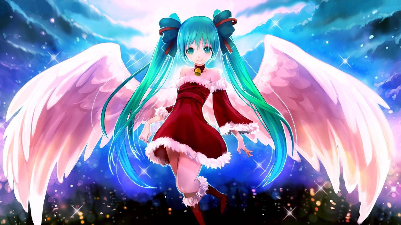 动漫手绘初音未来高清壁纸