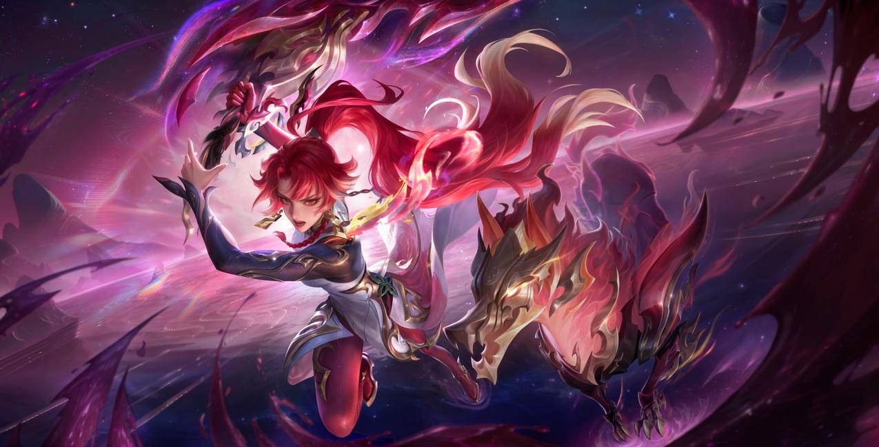 王者荣耀 花木兰-异界灵契 8K高清游戏壁纸8000x4072