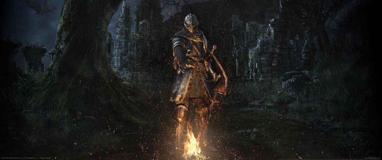 黑暗之魂darksouls游戏带鱼屏壁纸