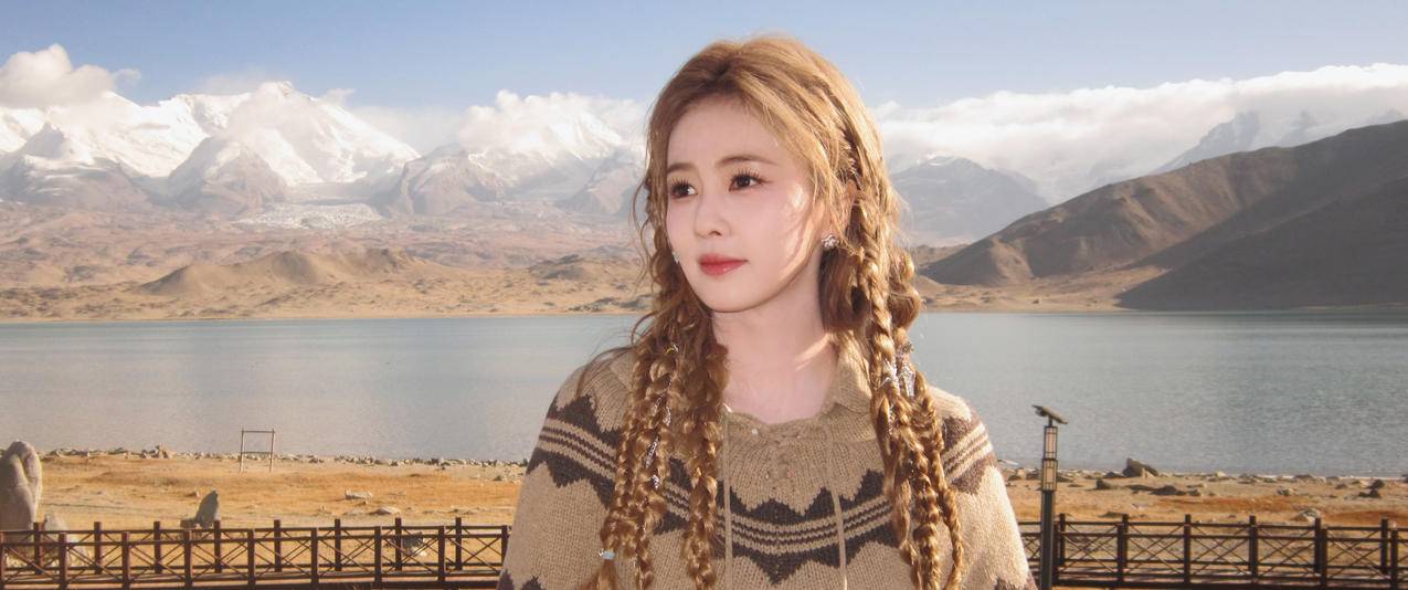 麻花辫女孩白鹿3440x1440带鱼屏美女壁纸