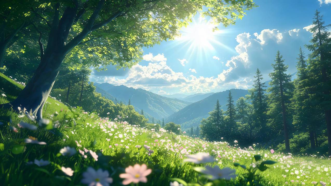 山岚晴昼4k风景壁纸3846x2160