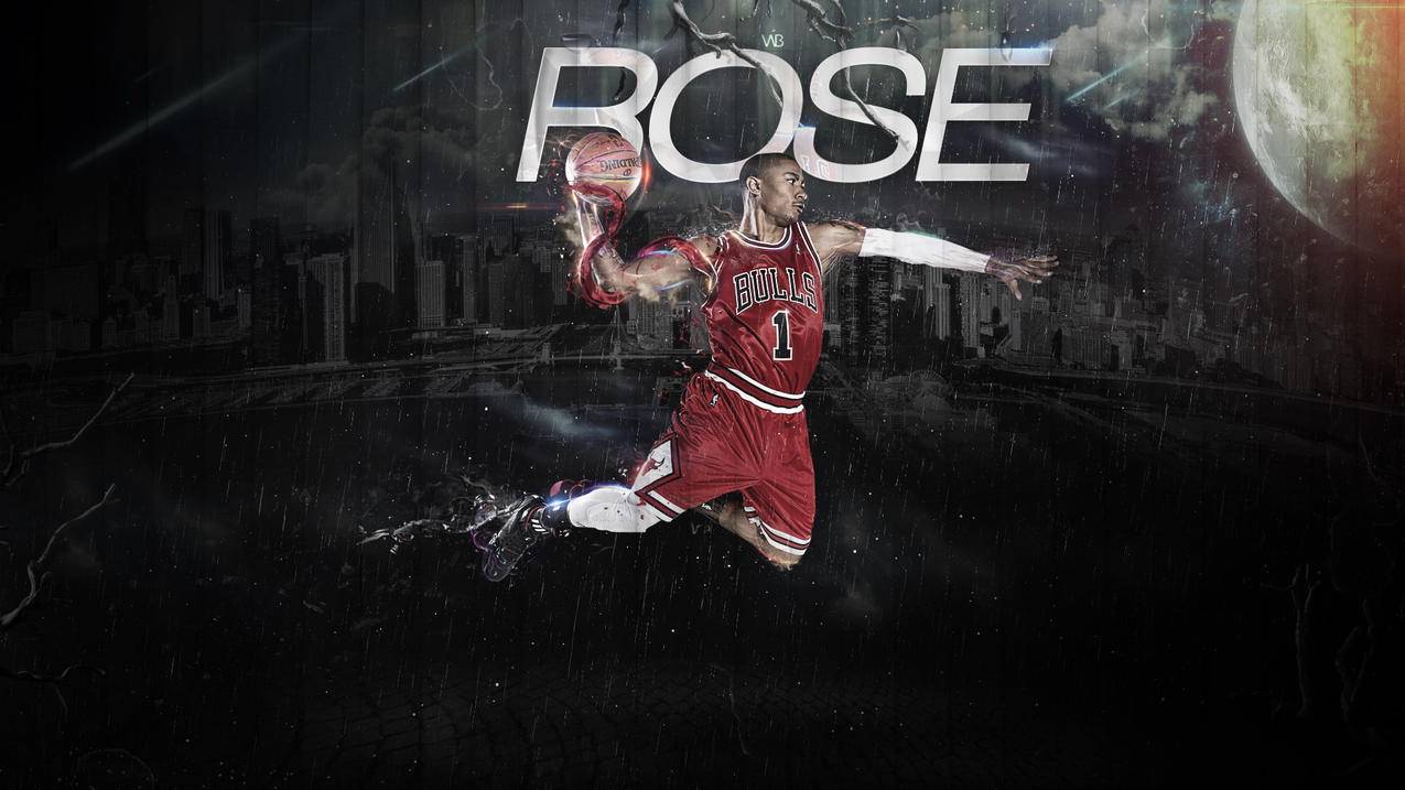 NBA篮球罗斯rose风城玫瑰公牛高清壁纸