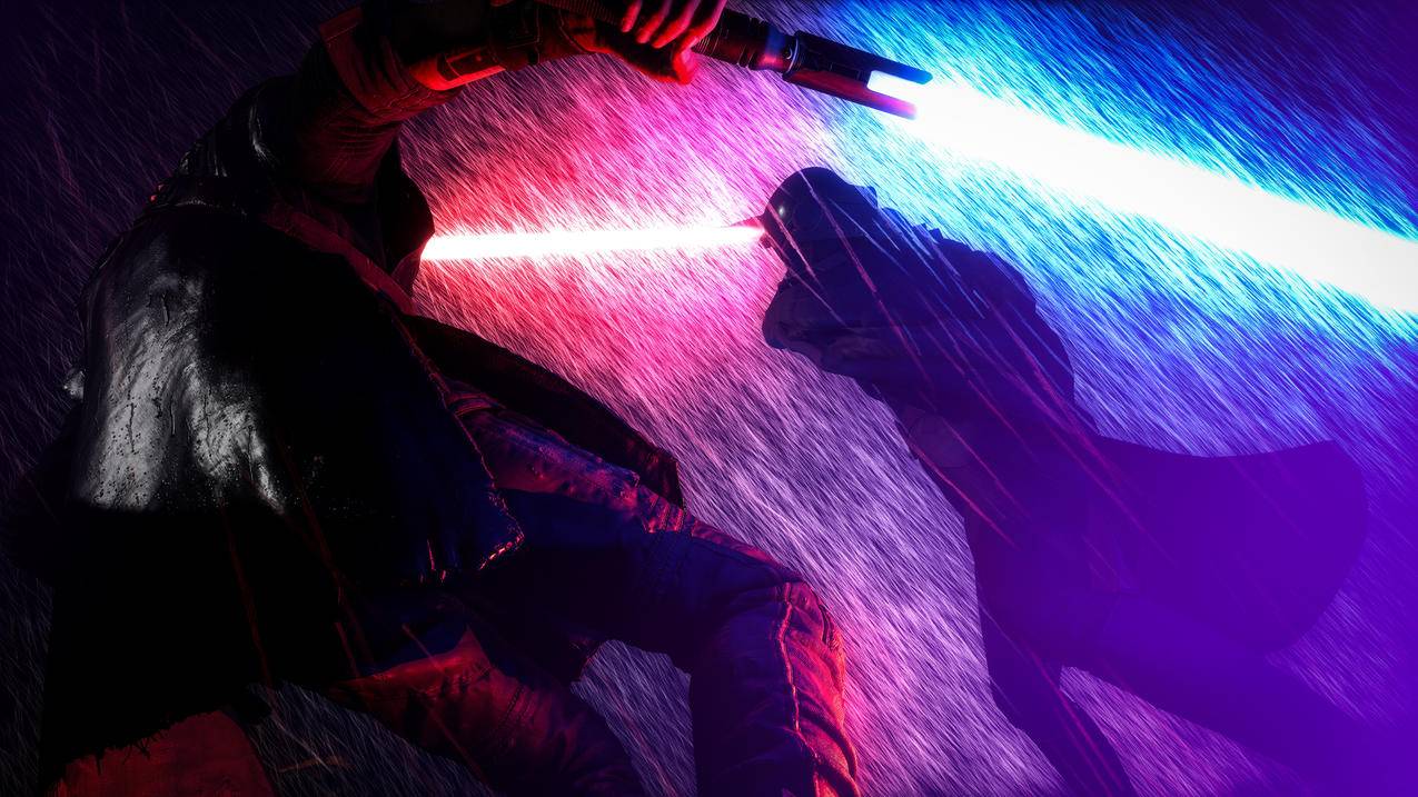 《星球大战 [Star Wars]》红蓝pk 4K高清壁纸