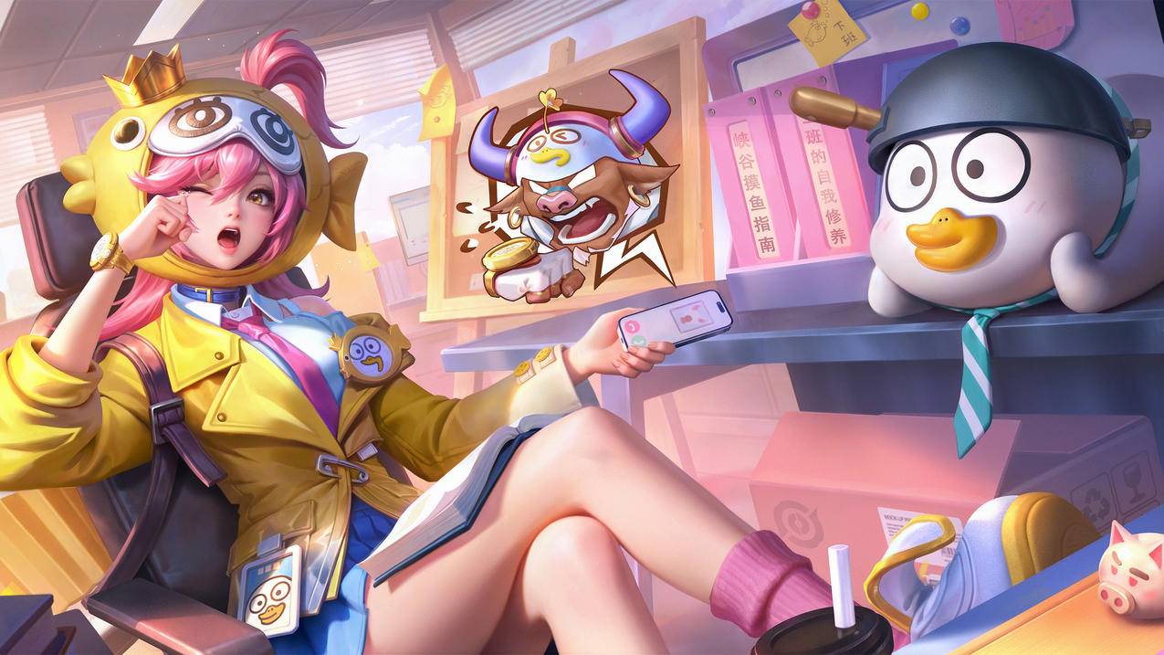 王者荣耀 姬小满 小满鸭 4K高清游戏壁纸 3840x2160