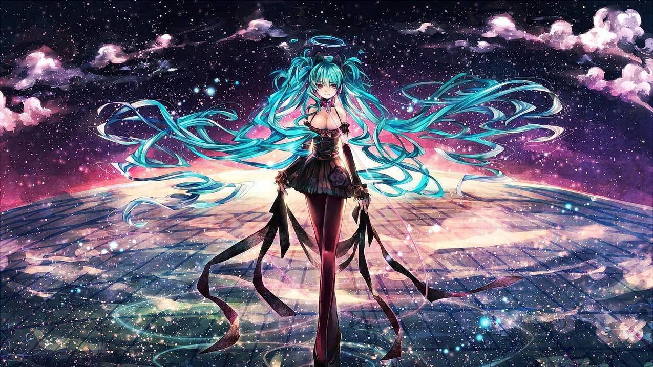 动漫手绘初音未来高清壁纸