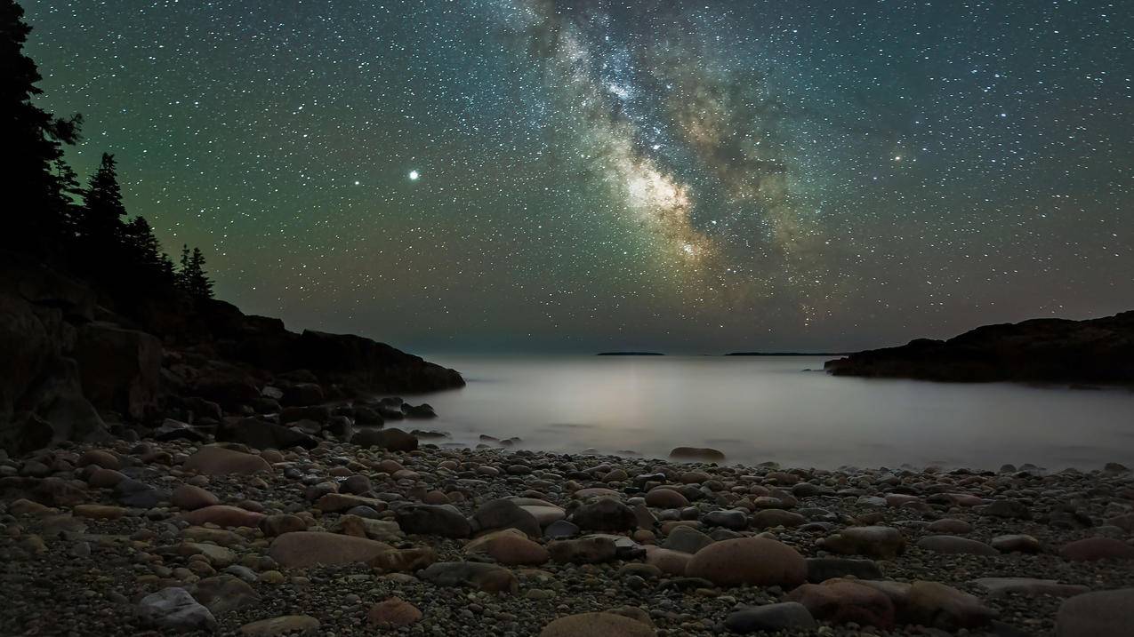 星空 夜晚 唯美 风景 4k 壁纸