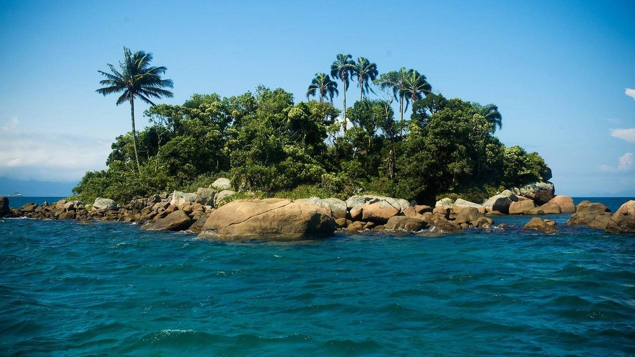 风景海洋天堂岛屿大海高清壁纸