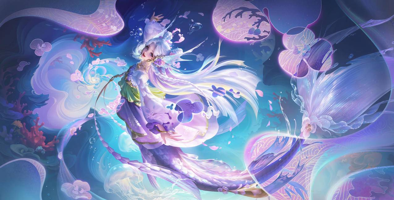 王者荣耀 朵莉亚-幻珠鲛人 4K高清游戏壁纸
