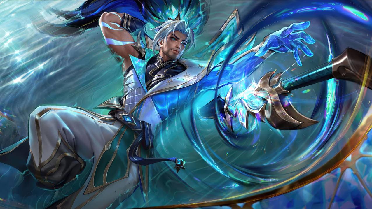 LOL手游 英雄联盟 臻藏 御风墨影 亚索 原画 4K游戏壁纸