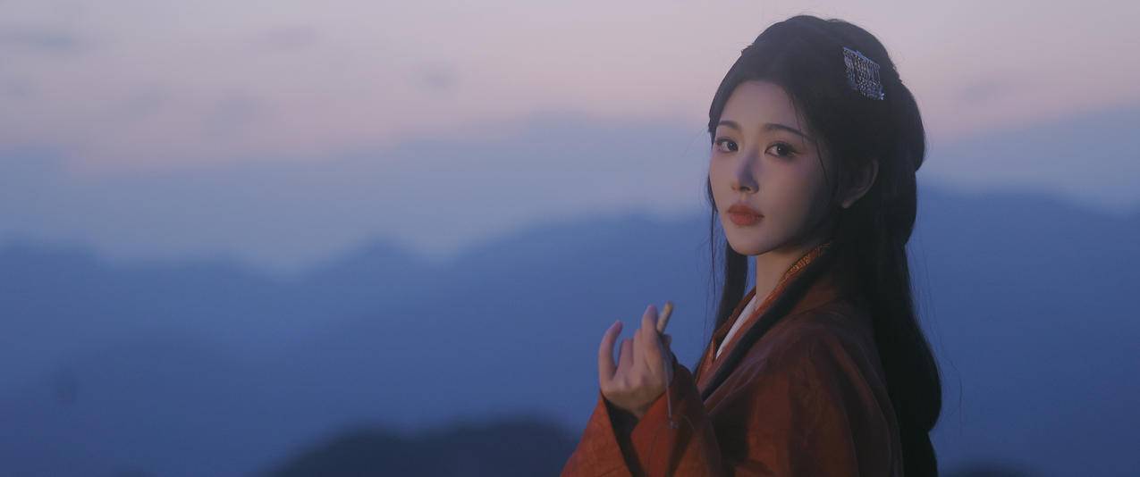 孔雪儿 古风美女 3440x1440带鱼屏壁纸