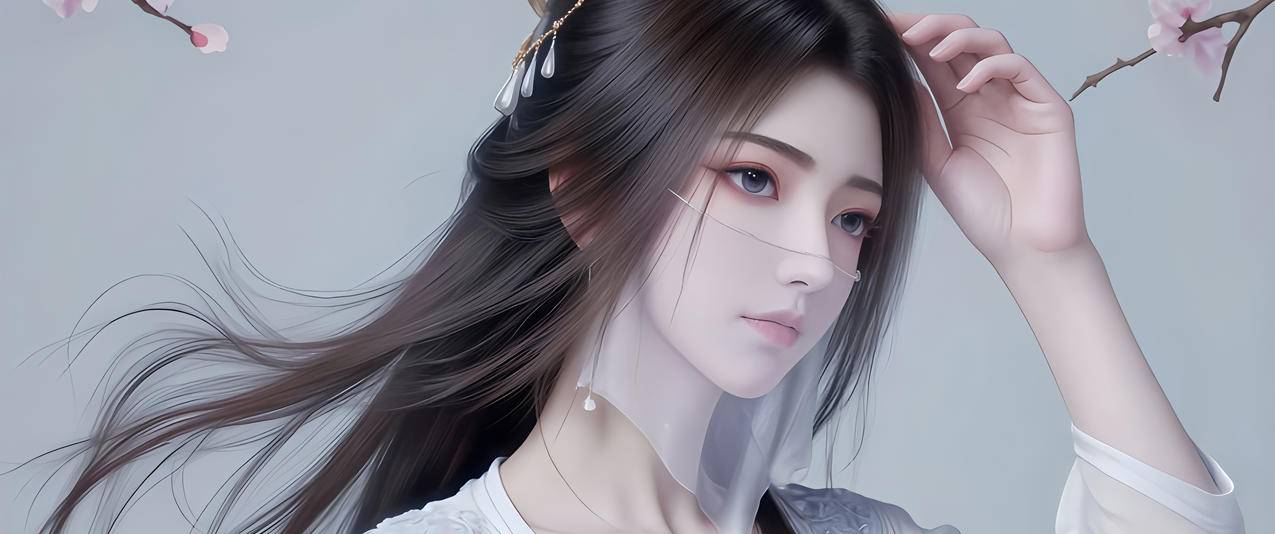 凡人修仙传紫灵3440x1440带鱼屏壁纸